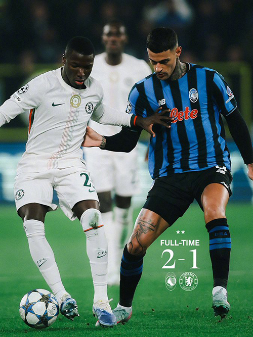 12月10日 欧冠第6轮 亚特兰大vs切尔西 全场录像及集锦