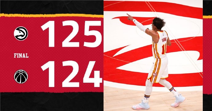 奇才124-125不敌老鹰 威少成历史三双王28+13+21 特雷-杨36+6+9