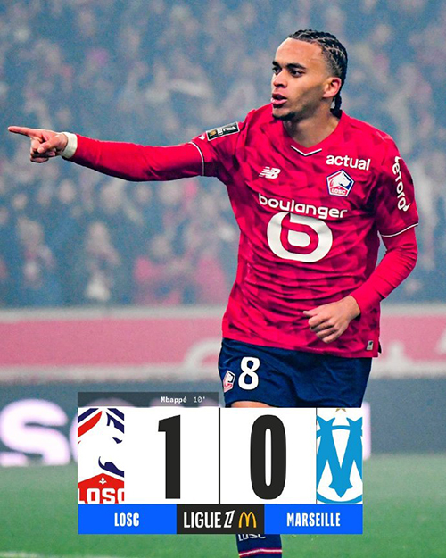 12月06日 法甲第15轮 里尔vs马赛 全场录像及集锦