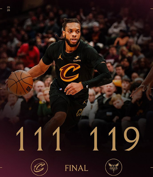 黄蜂加时119-111骑士，米勒25+13，米切尔17分